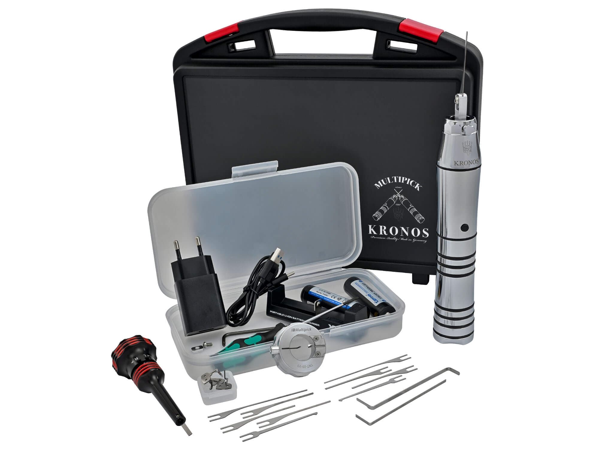 Multipick KRONOS Complete Electric Lock Pick Set thumbnail 2