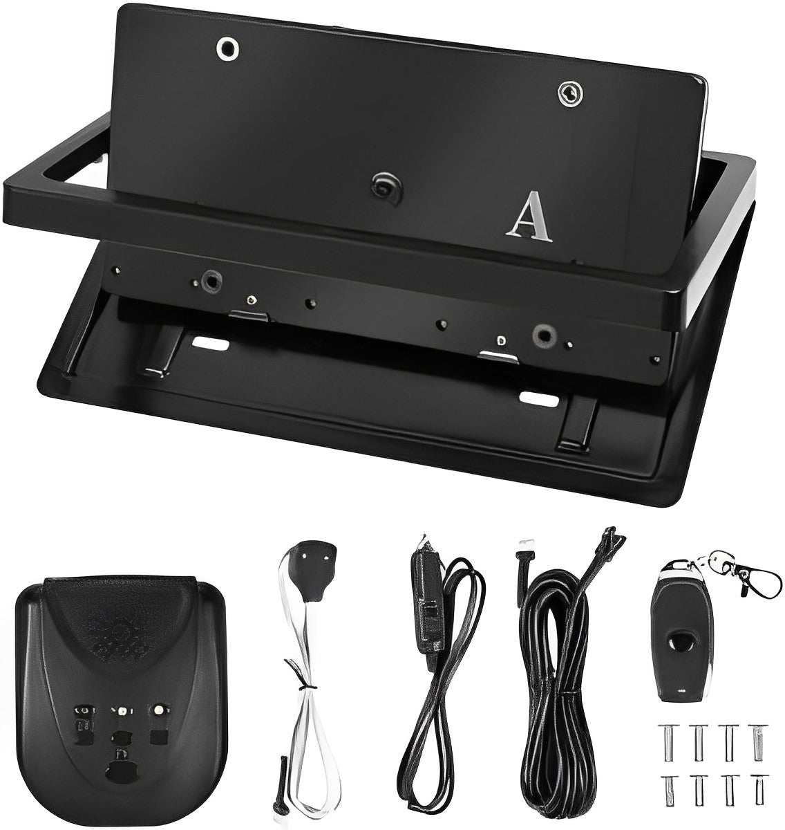 Electronic License Plate Flipper