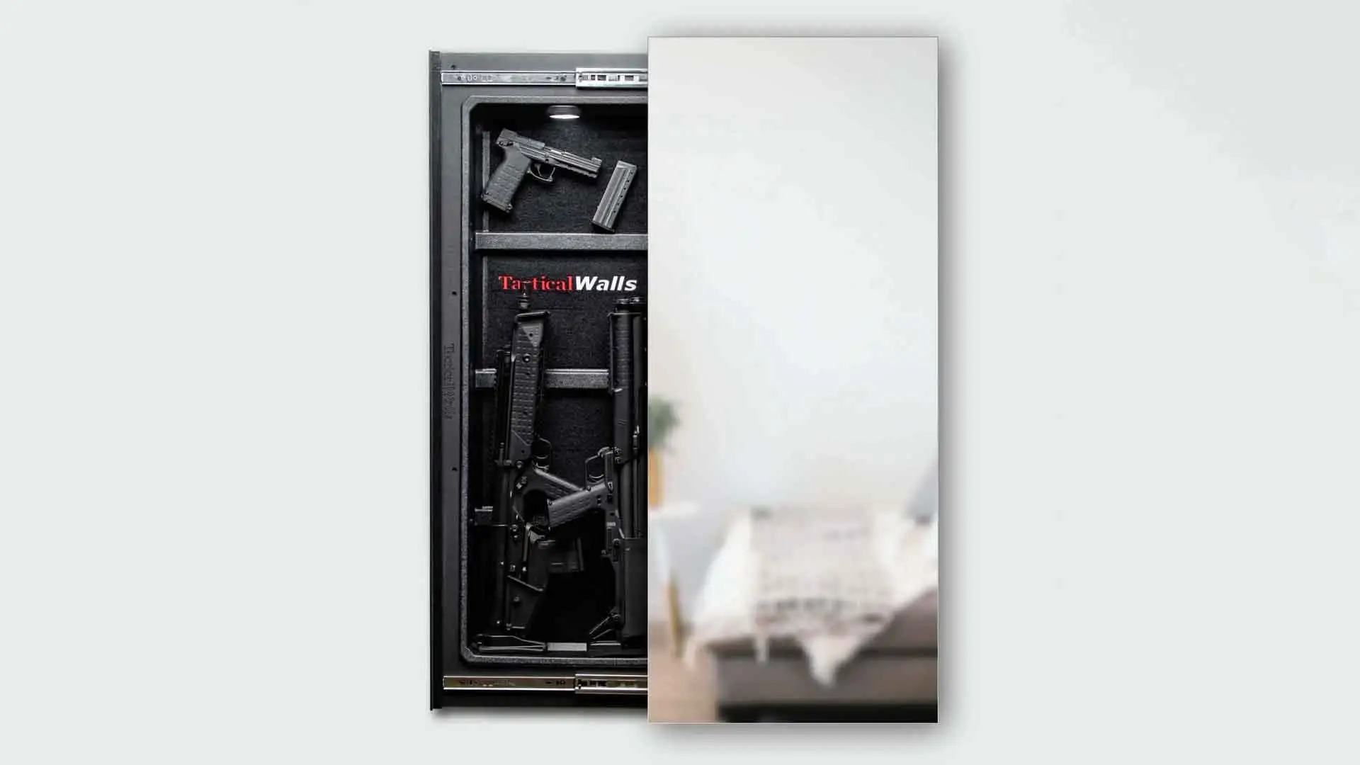 Tactical Walls 1440 Frameless Concealment Mirror